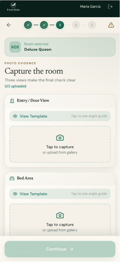 Follow the capture guide
